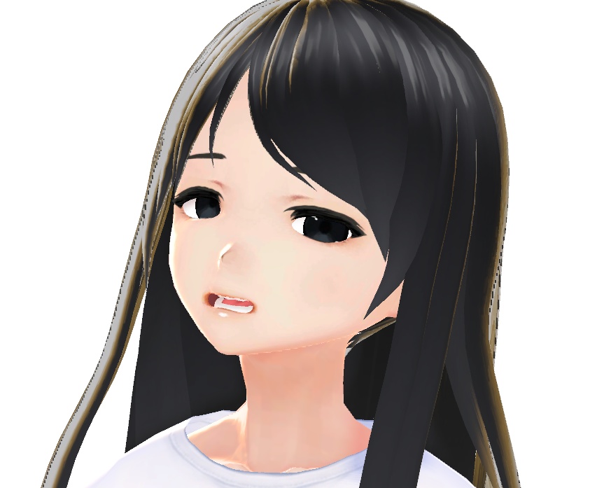 iPhoneフェイストラッキング用モデルサンプル(iFacialMocap/FaceCap向け)