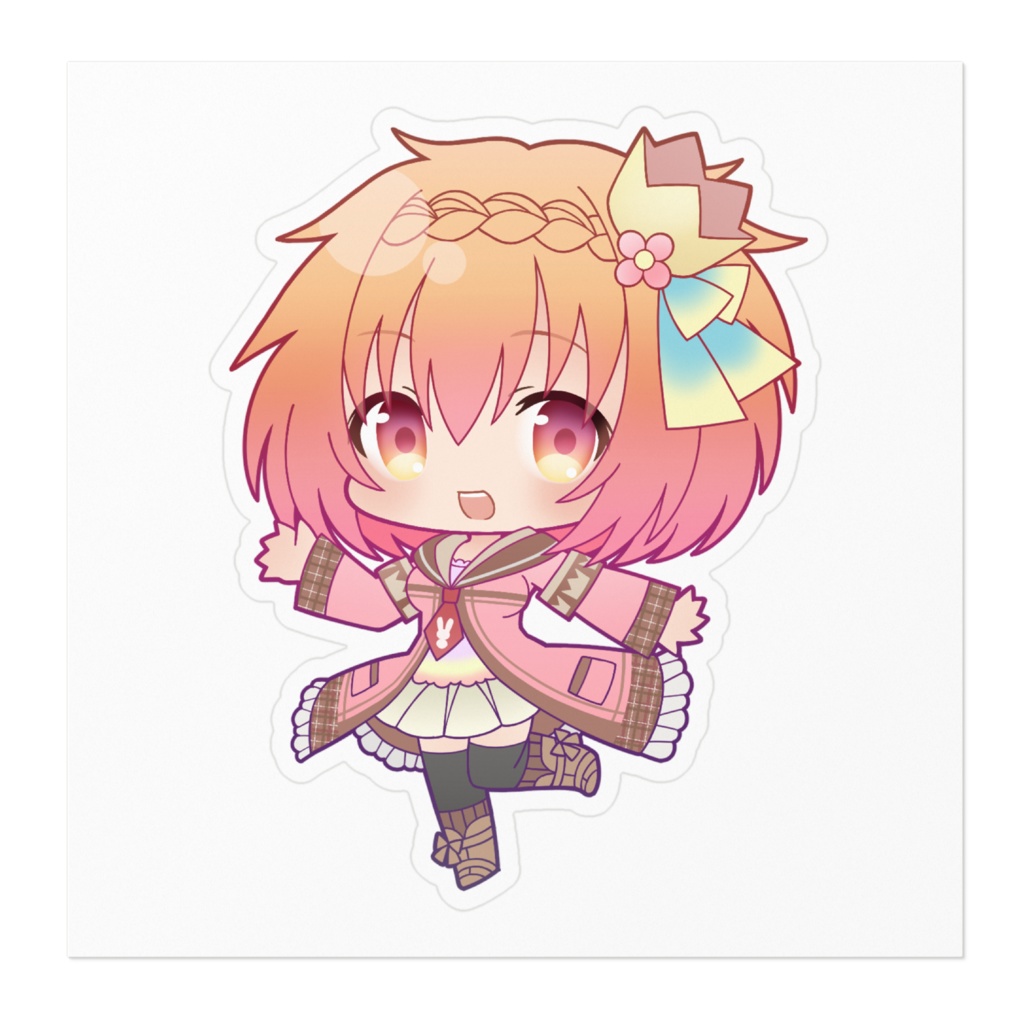 花牟礼ちなきステッカー【天目童心project】