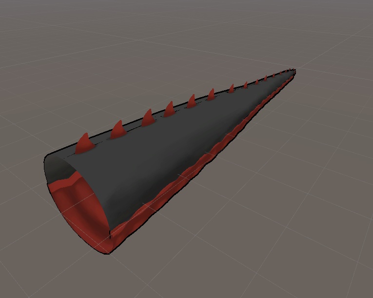 Rigged Dragon Tail
