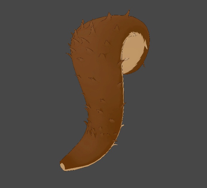 Rigged Squirrel Tail