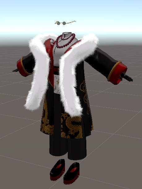 【無料】中華風マフィア衣装