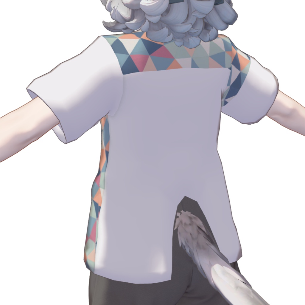 【マリシア用】ハーフ柄シャツ