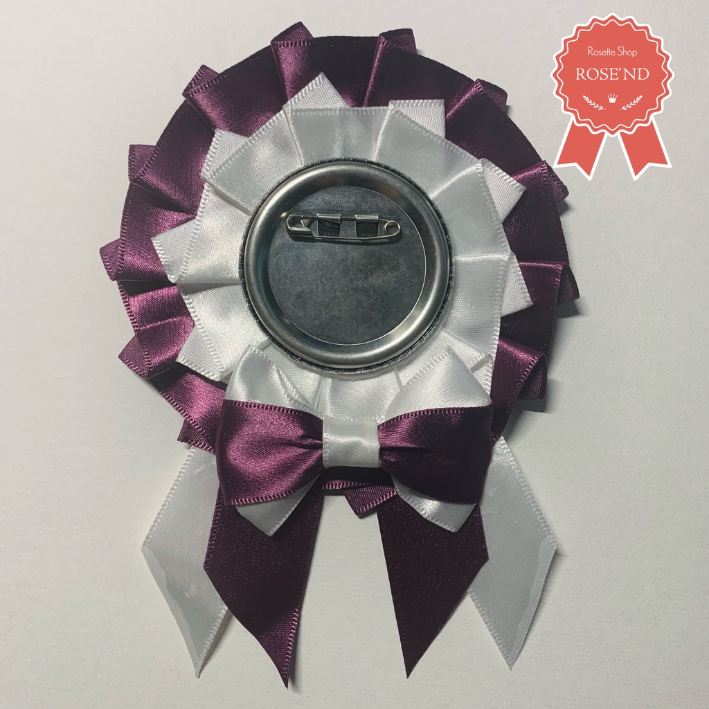 【量産品】57mm缶バッジ用✦痛ロゼット『グレープ×ミルク』