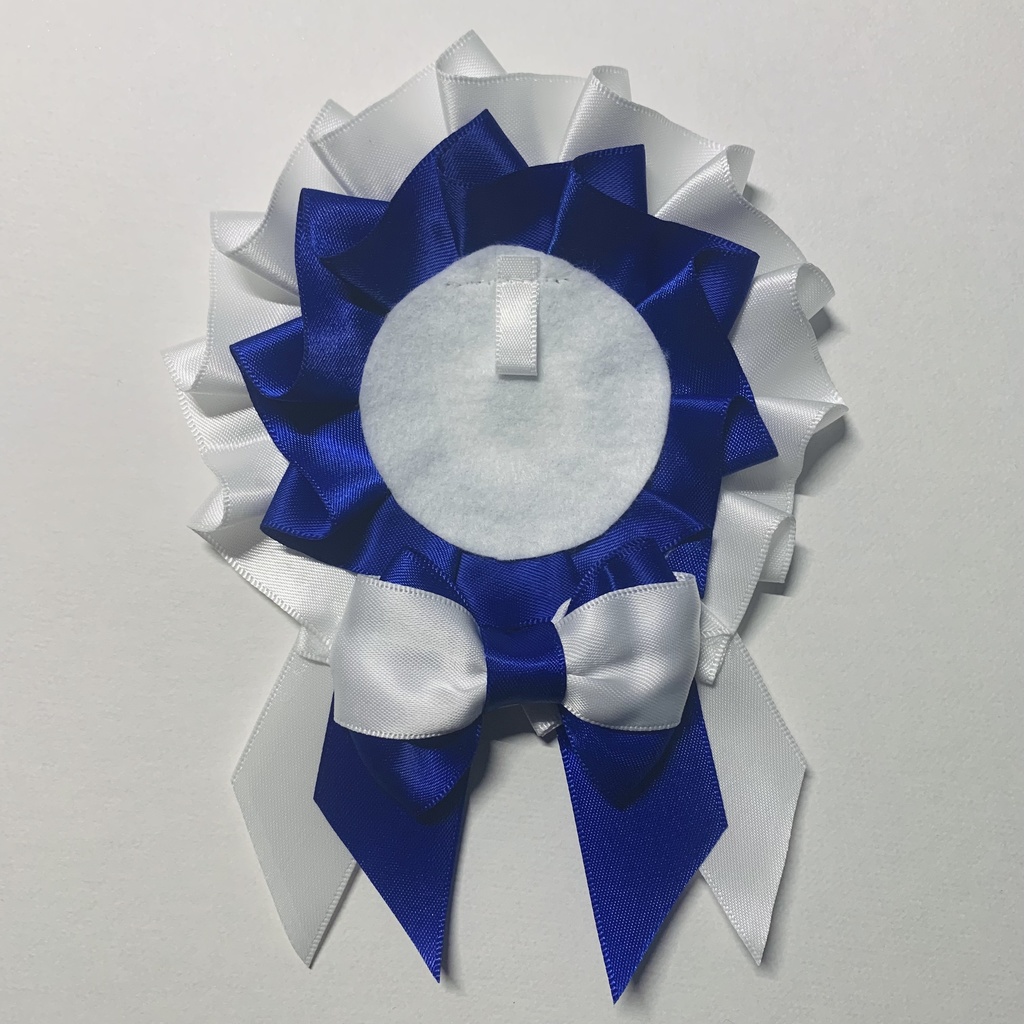 【量産品】57mm缶バッジ用✦痛ロゼット『パール×タンザナイト』