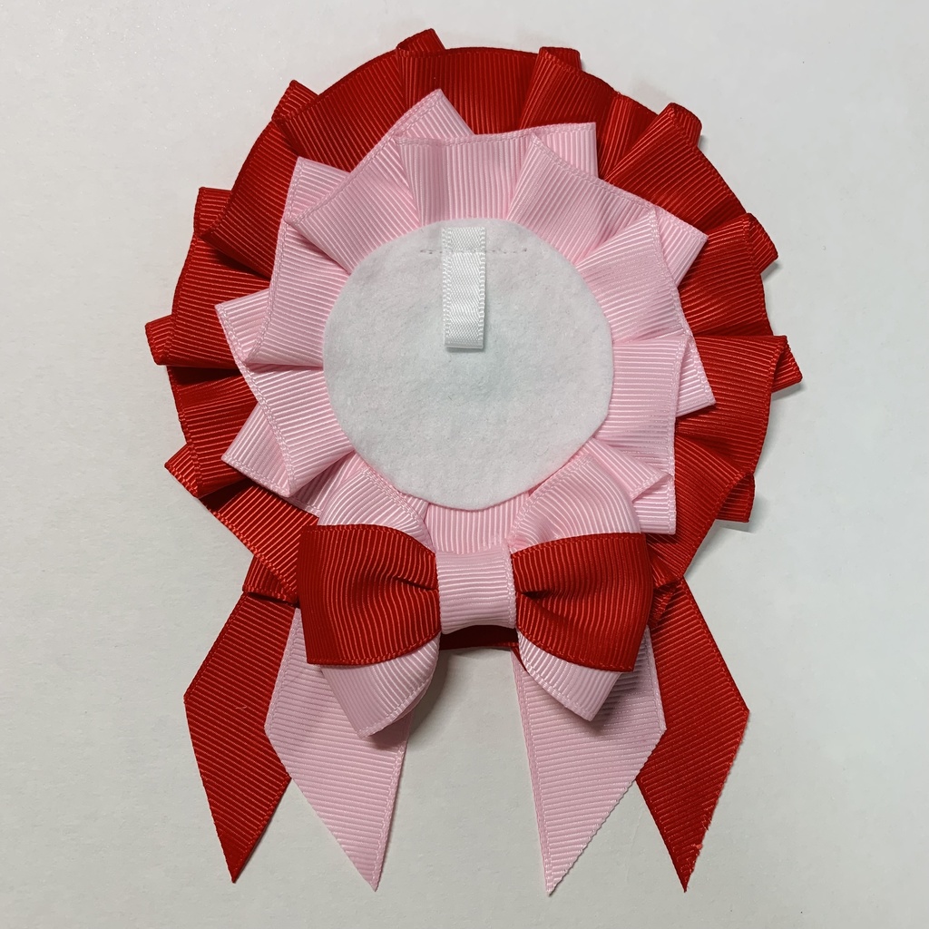 【量産品】57mm缶バッジ用✦痛ロゼット『いちごみるく』