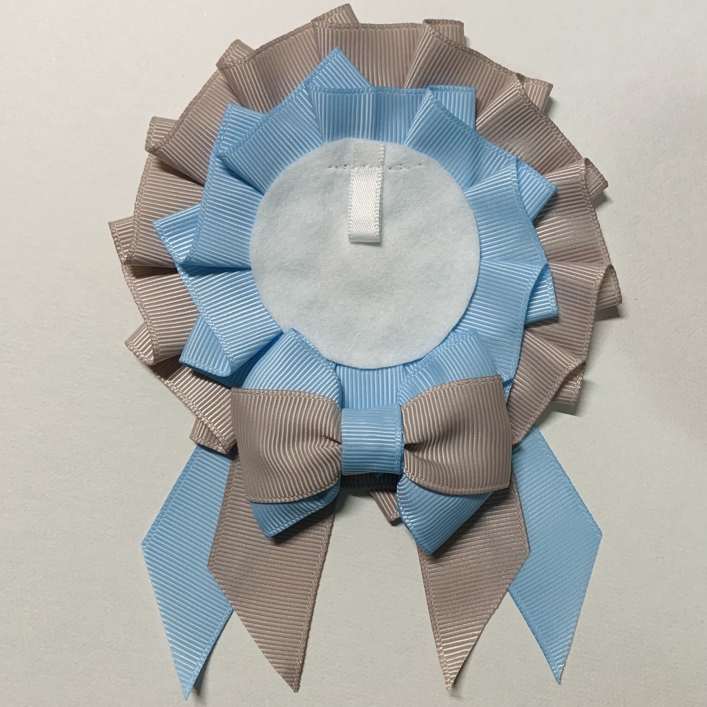 【量産品】57mm缶バッジ用✦『茶鼠×薄花』