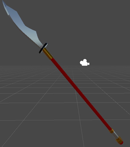 【無料】VRChatアバター向け! なんかそれっぽい槍みたいなやつ! (模様入り作りました)