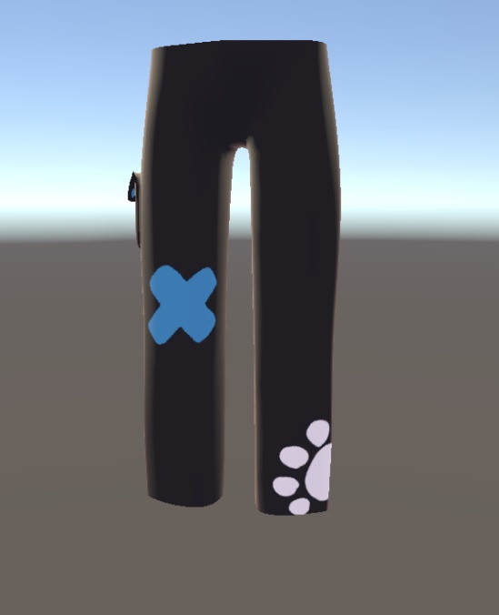 【VRChat想定】ラスクモチーフズボン!(無料)