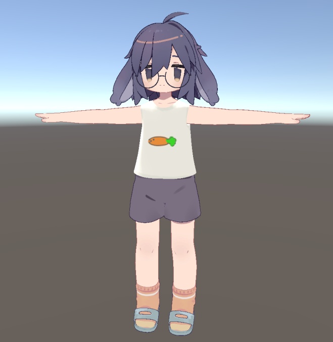 【VRChat想定】うささきタンクトップ!