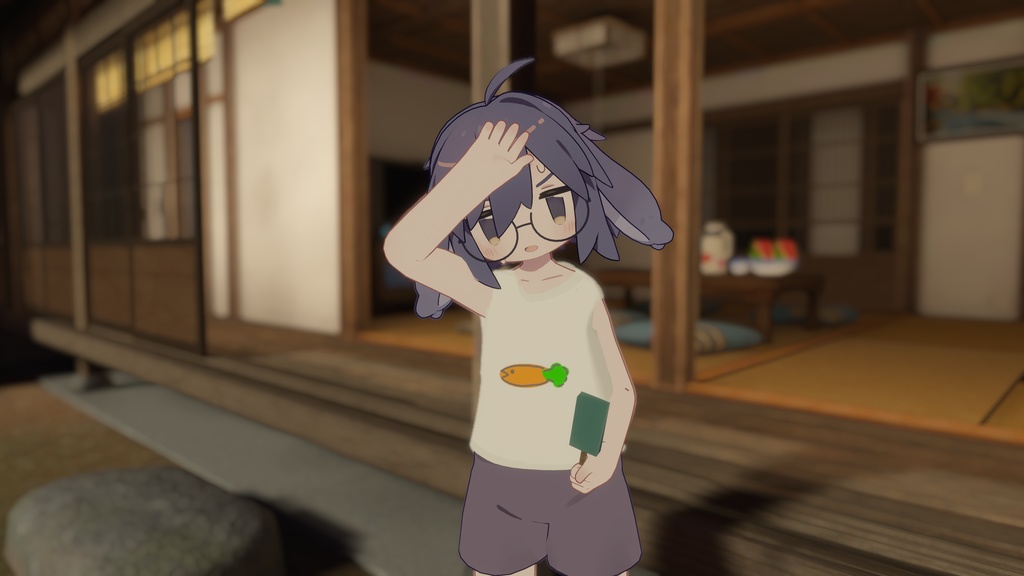 【VRChat想定】うささきタンクトップ!