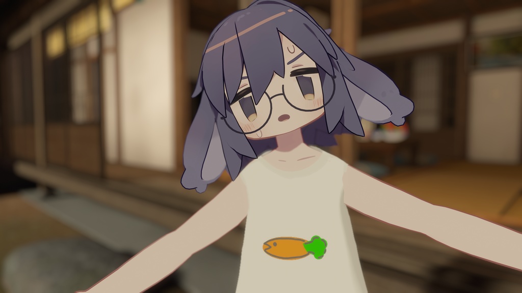 【VRChat想定】うささきタンクトップ!