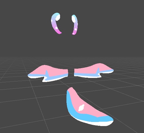 【無料】【VRChat向け】メリュジーヌ化キット!