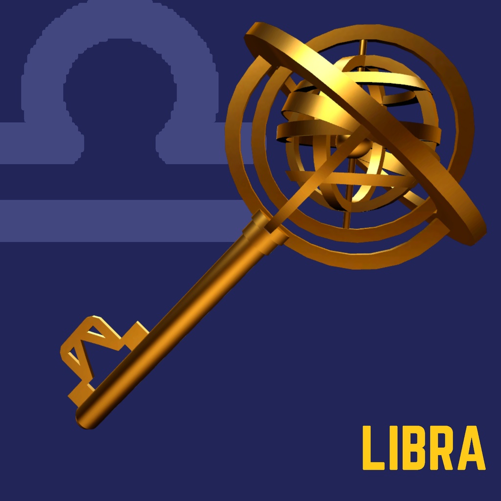 【VRChat想定】12星座の鍵