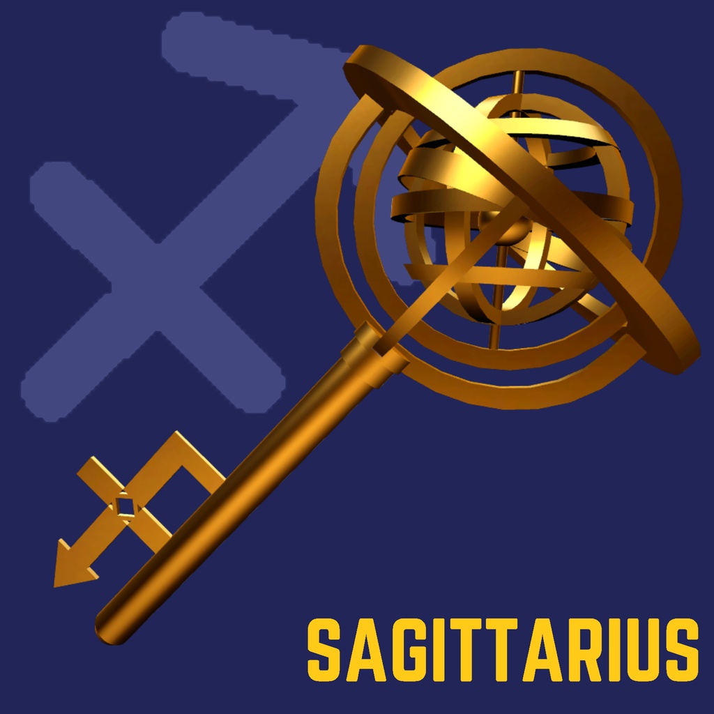 【VRChat想定】12星座の鍵