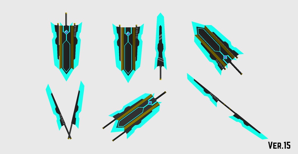 【VRChat想定】変形武器リバレシエル Ver1.5に更新しました