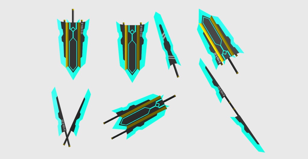 【VRChat想定】変形武器リバレシエル Ver1.5に更新しました