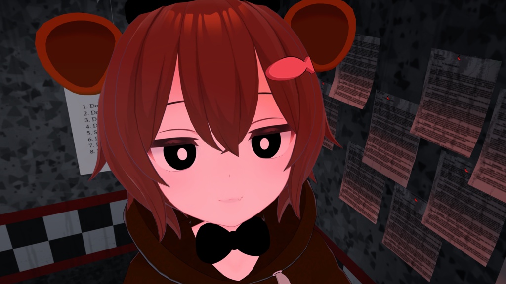 【VRChat想定】FNAFコスプレセット FNAF fanmade cosplay set