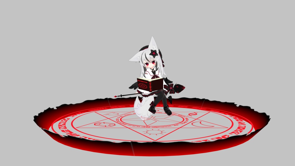 【VRChat想定】ネメシス肩掛け魔導書 MA対応