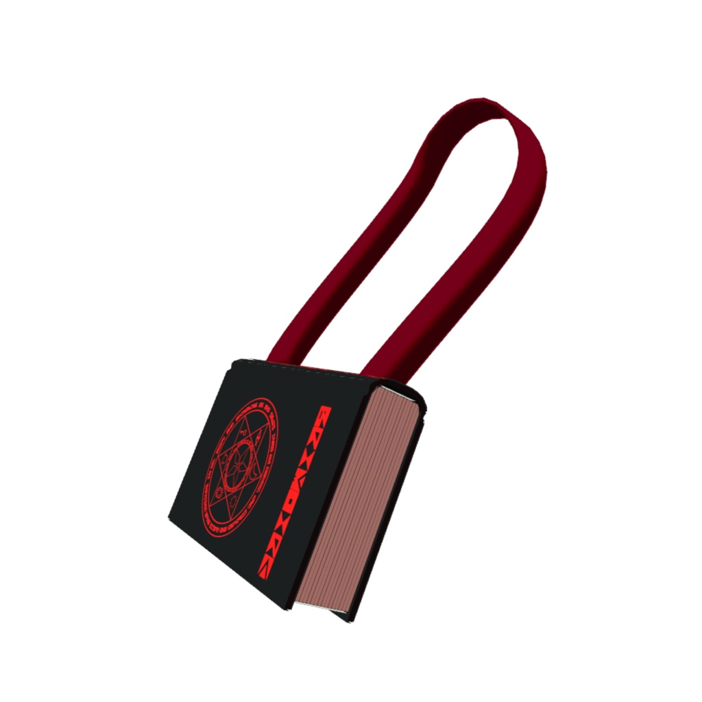 【VRChat想定】ネメシス肩掛け魔導書 MA対応