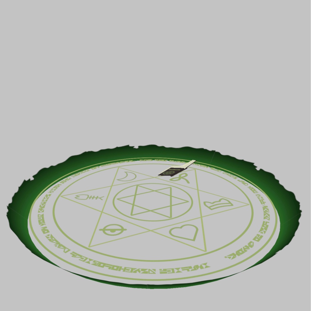 【VRChat想定】キプフェル肩掛け魔導書 MA対応