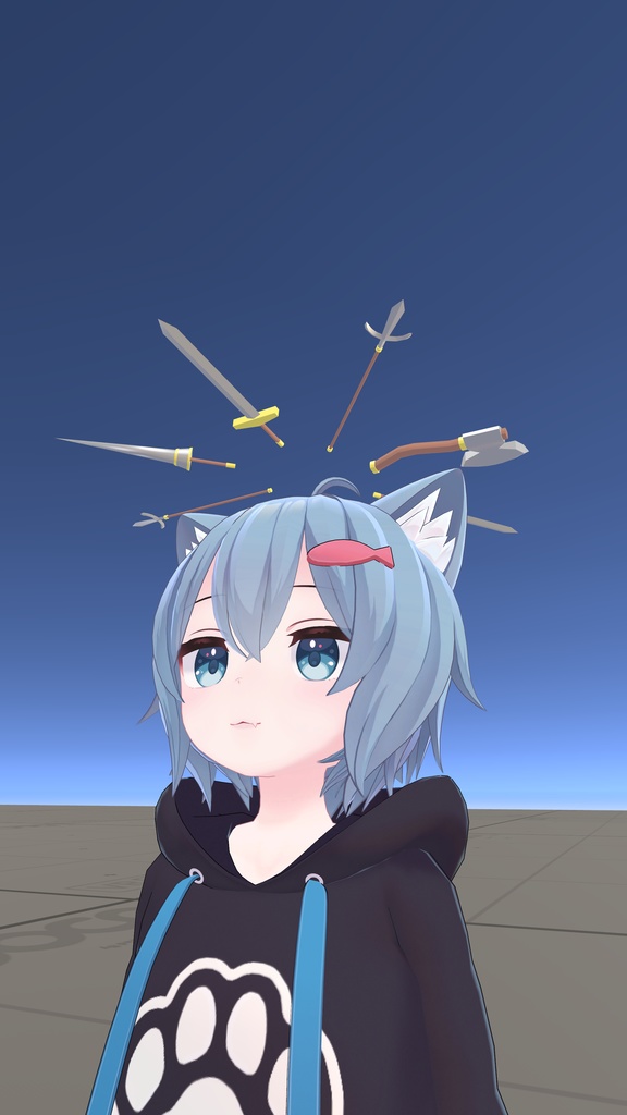 【VRChat想定】🪓武器ヘイロー!🗡️