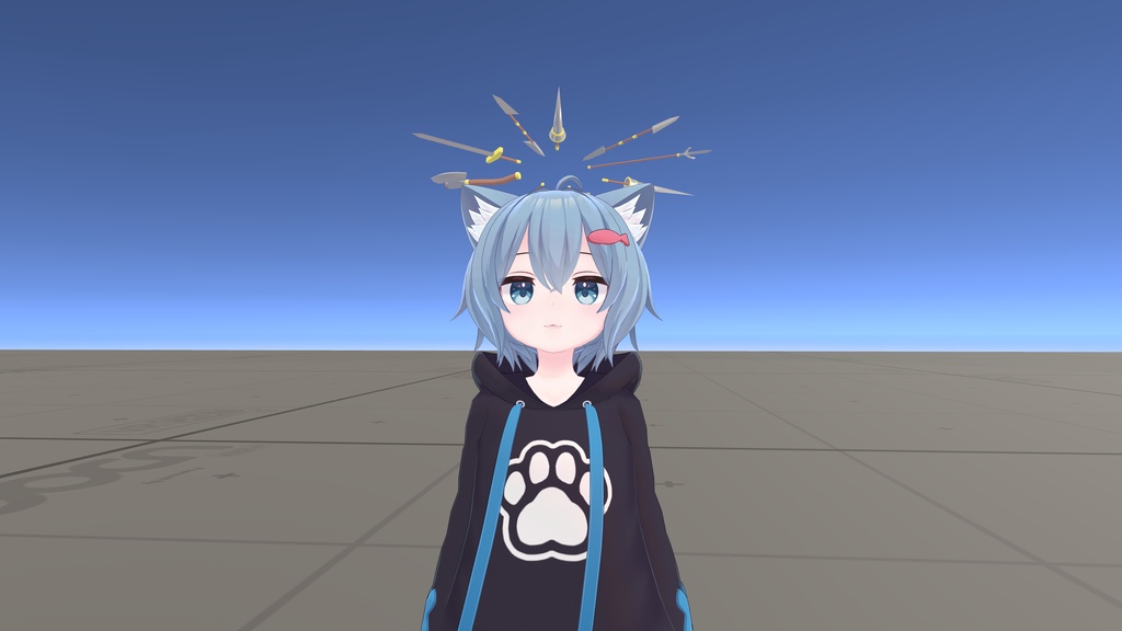 【VRChat想定】🪓武器ヘイロー!🗡️