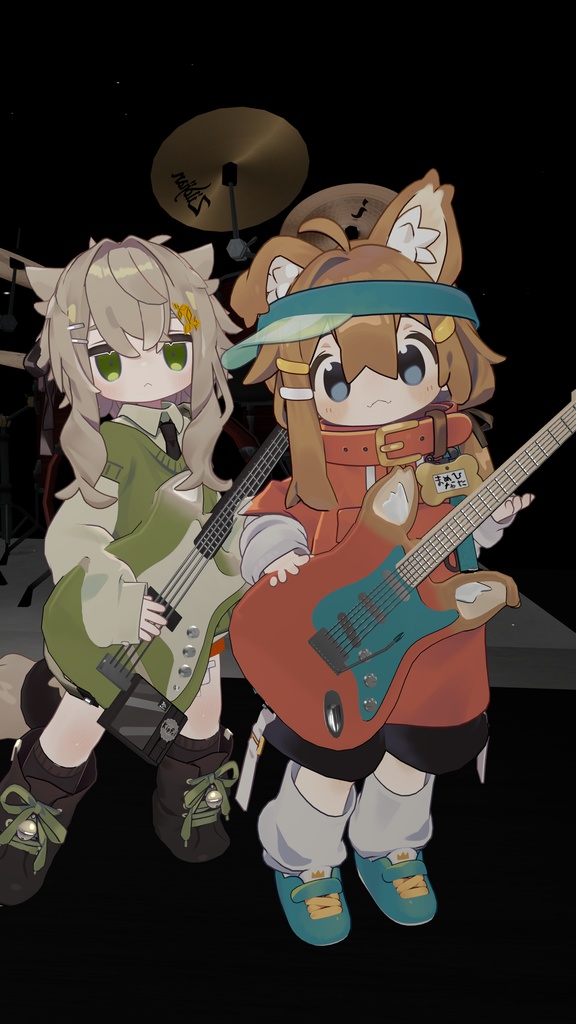 【VRChat想定】MA対応 まめひギター!!🎸