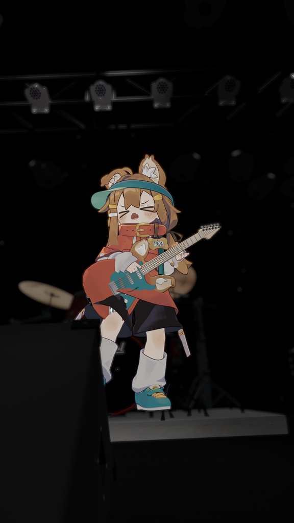 【VRChat想定】MA対応 まめひギター!!🎸