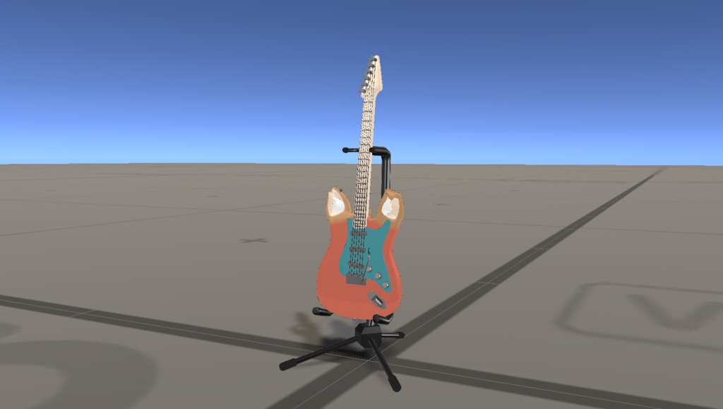 【VRChat想定】MA対応 まめひギター!!🎸