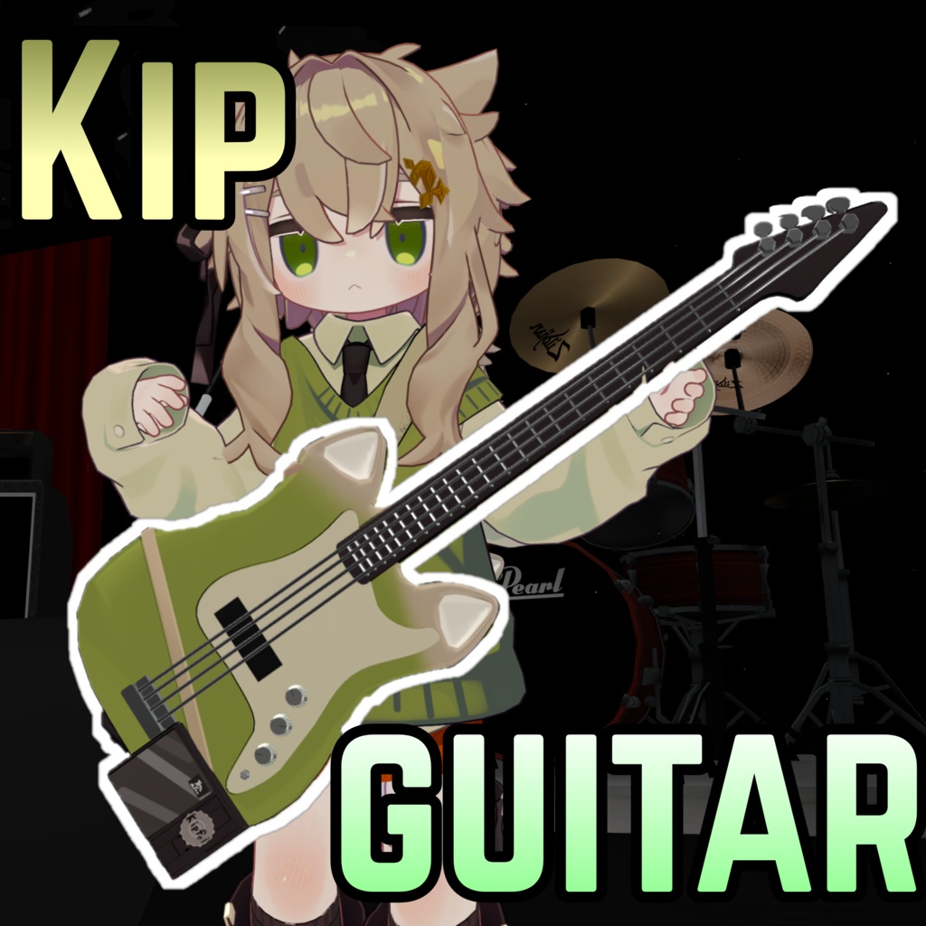 【VRChat想定】MA対応 キプギター!!🎸