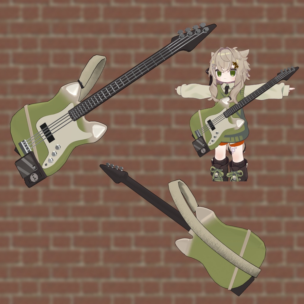 【VRChat想定】MA対応 キプギター!!🎸