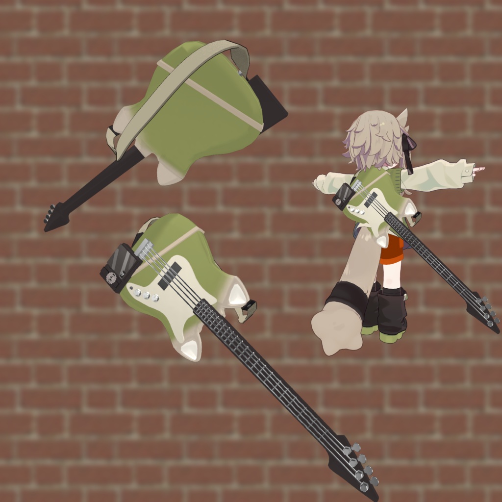 【VRChat想定】MA対応 キプギター!!🎸