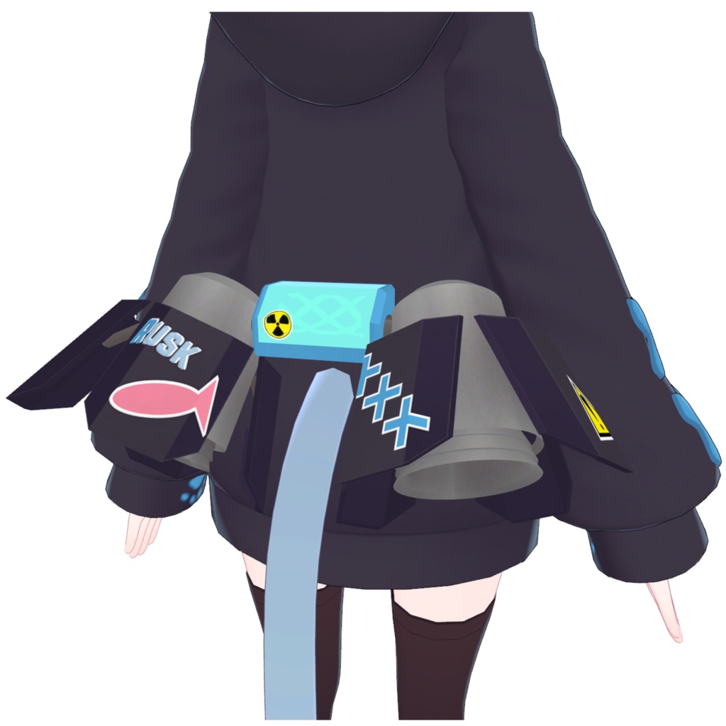 【VRChat想定】ラスク&コニカ ブースタージェット