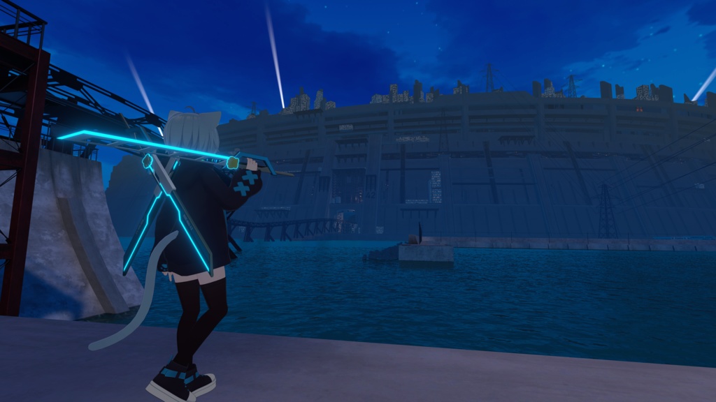 【VRChat想定】抜刀&斬撃ギミック MA対応 ラスクデュアルブレード