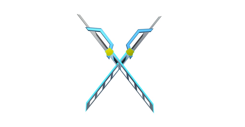 【VRChat想定】抜刀&斬撃ギミック MA対応 ラスクデュアルブレード