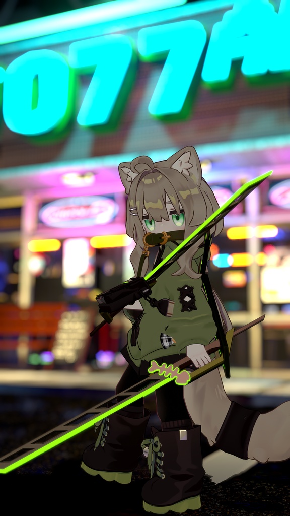【VRChat想定】抜刀&斬撃ギミック MA対応 キプフェルデュアルブレード