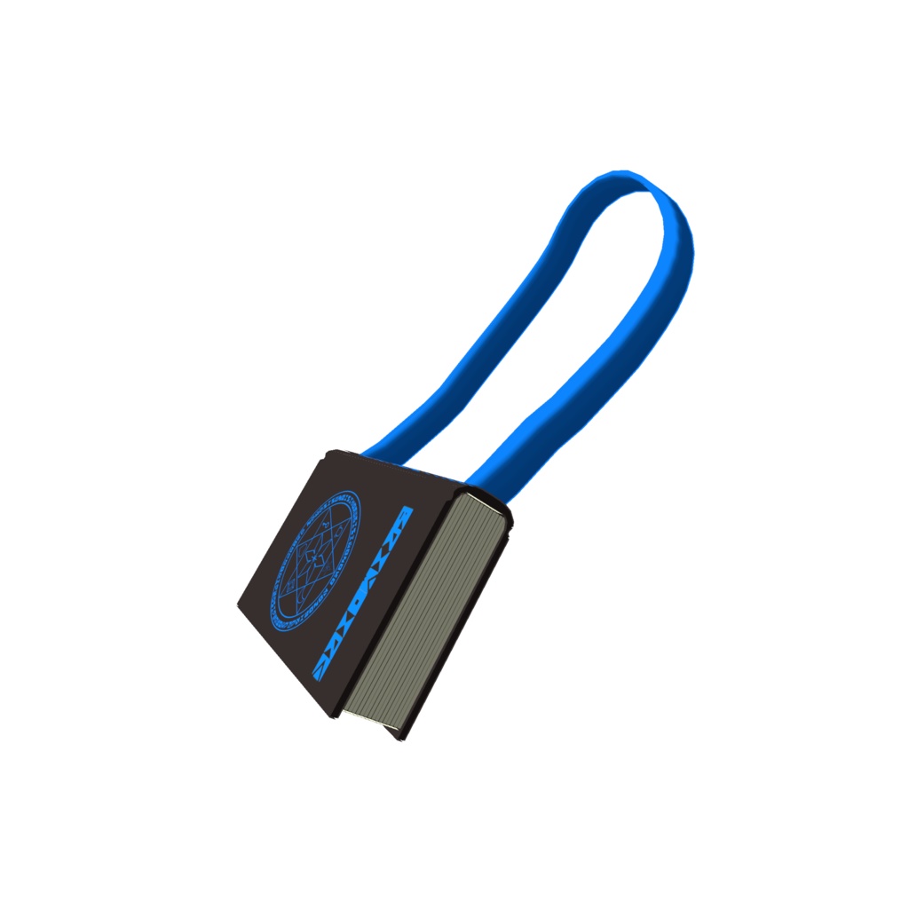 【VRChat想定】エルシオン肩掛け魔導書 MA対応