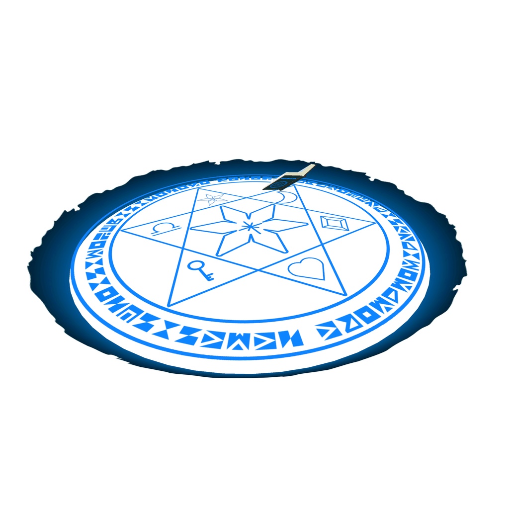 【VRChat想定】エルシオン肩掛け魔導書 MA対応