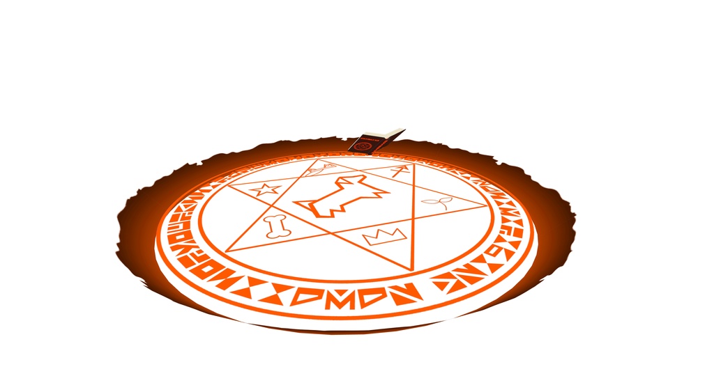 【VRChat想定】まめひ肩掛け魔導書 MA対応