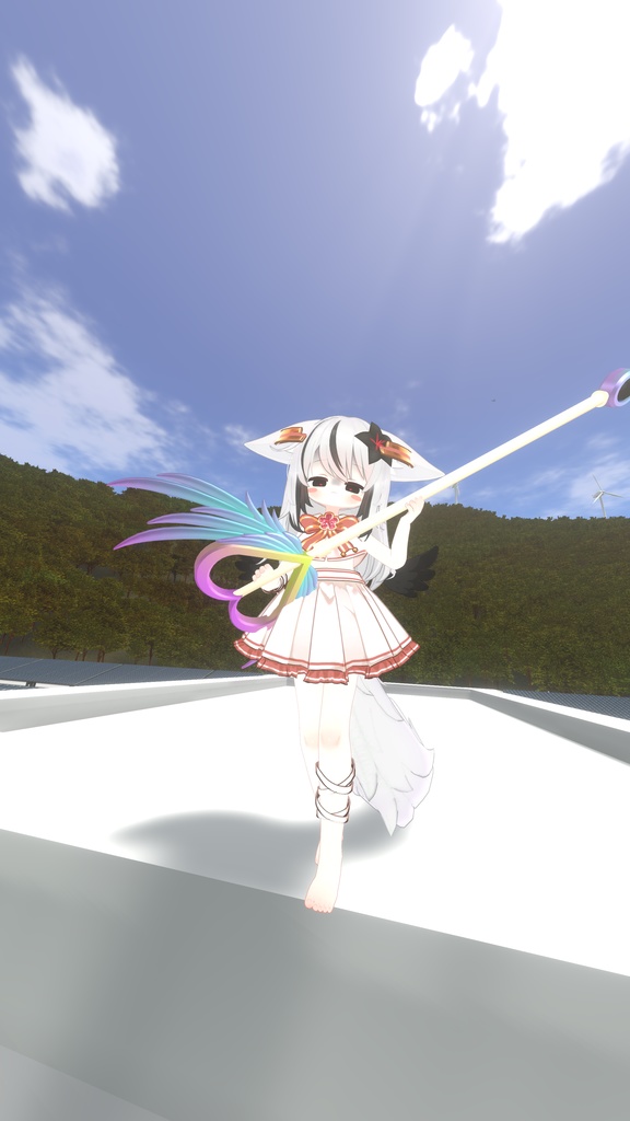 【VRChat想定】MA対応 魔法少女の仕込み杖