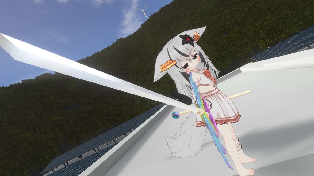【VRChat想定】MA対応 魔法少女の仕込み杖