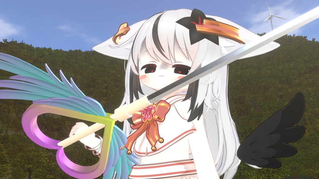 【VRChat想定】MA対応 魔法少女の仕込み杖