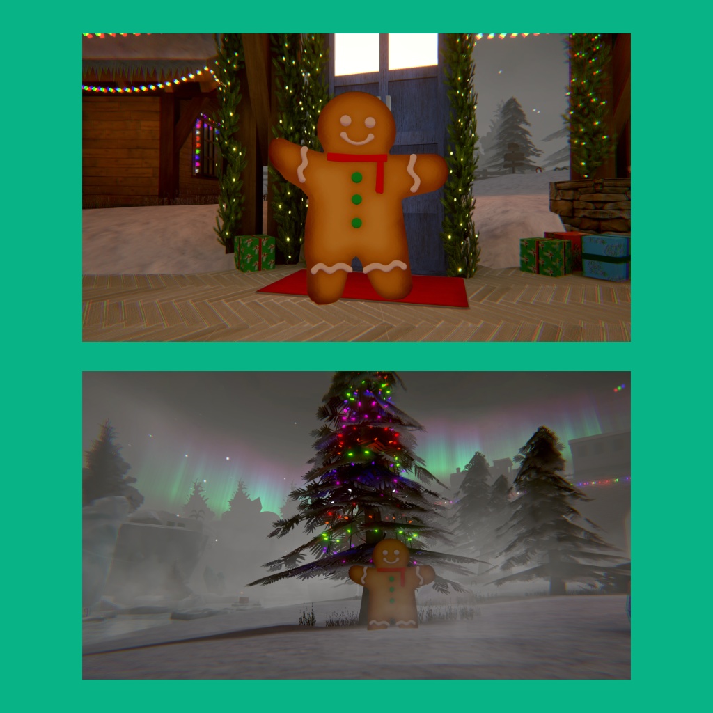 【オリジナル3Dモデル】ジンジャーブレッドマン