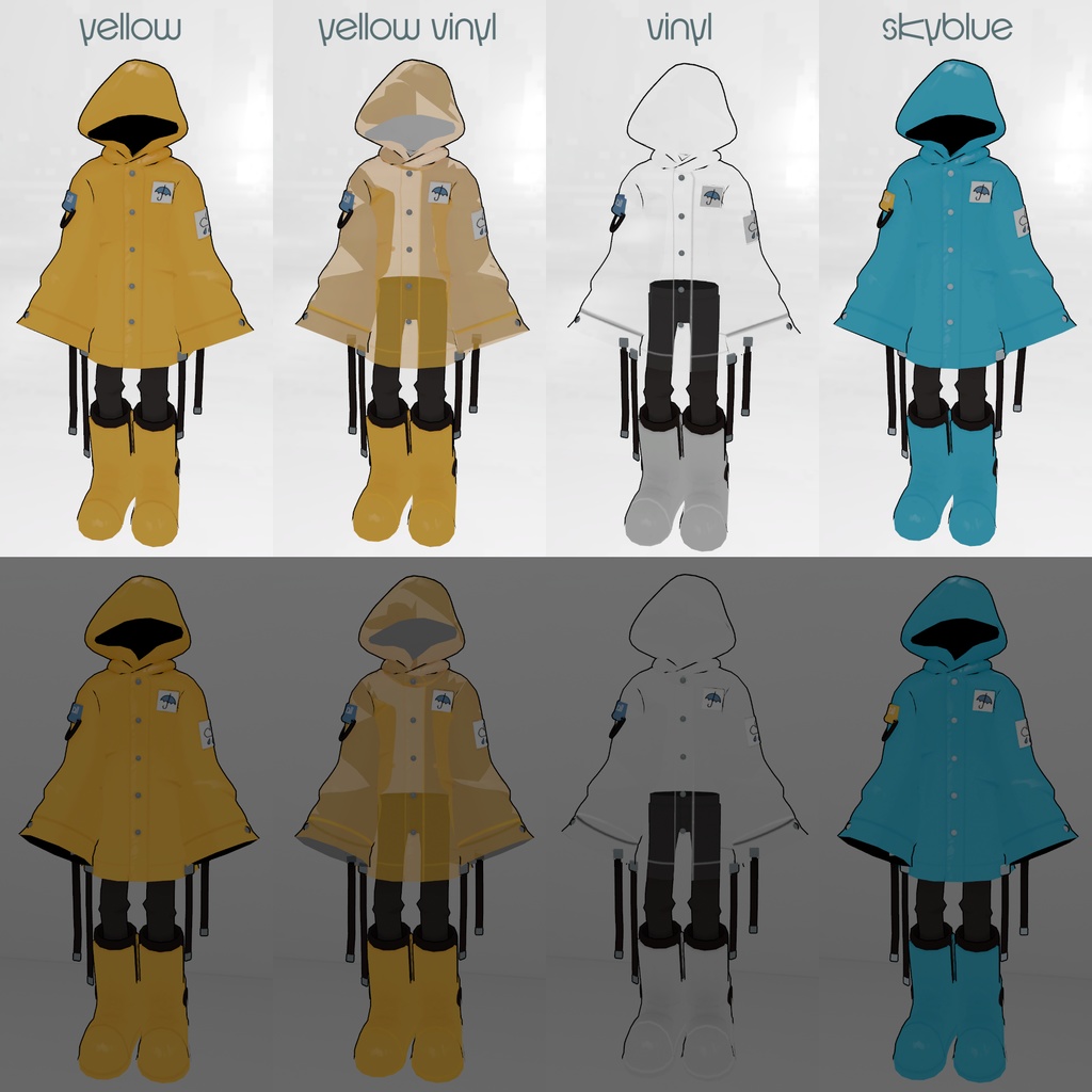 【オリジナル3Dモデル】squall -スコール-