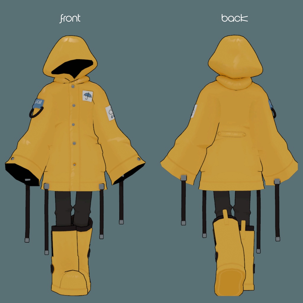 【オリジナル3Dモデル】squall -スコール-