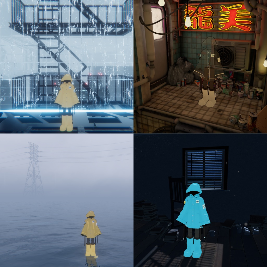 【オリジナル3Dモデル】squall -スコール-