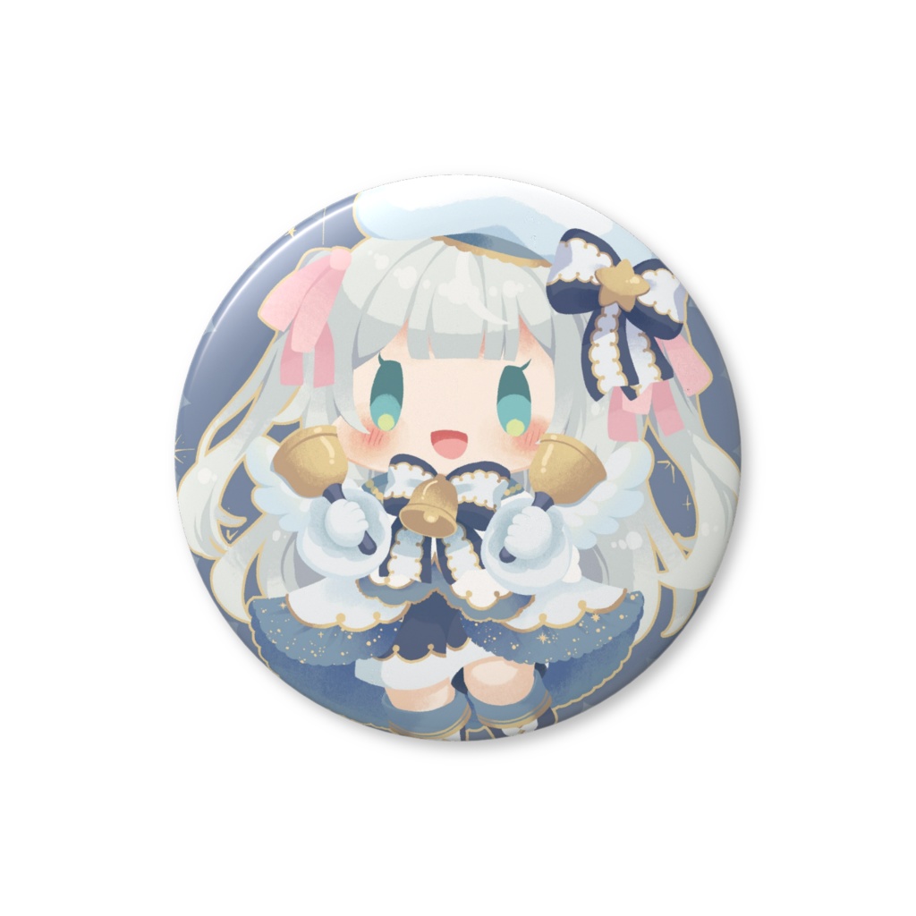 2024クリスマス缶バッジ ハンドベル