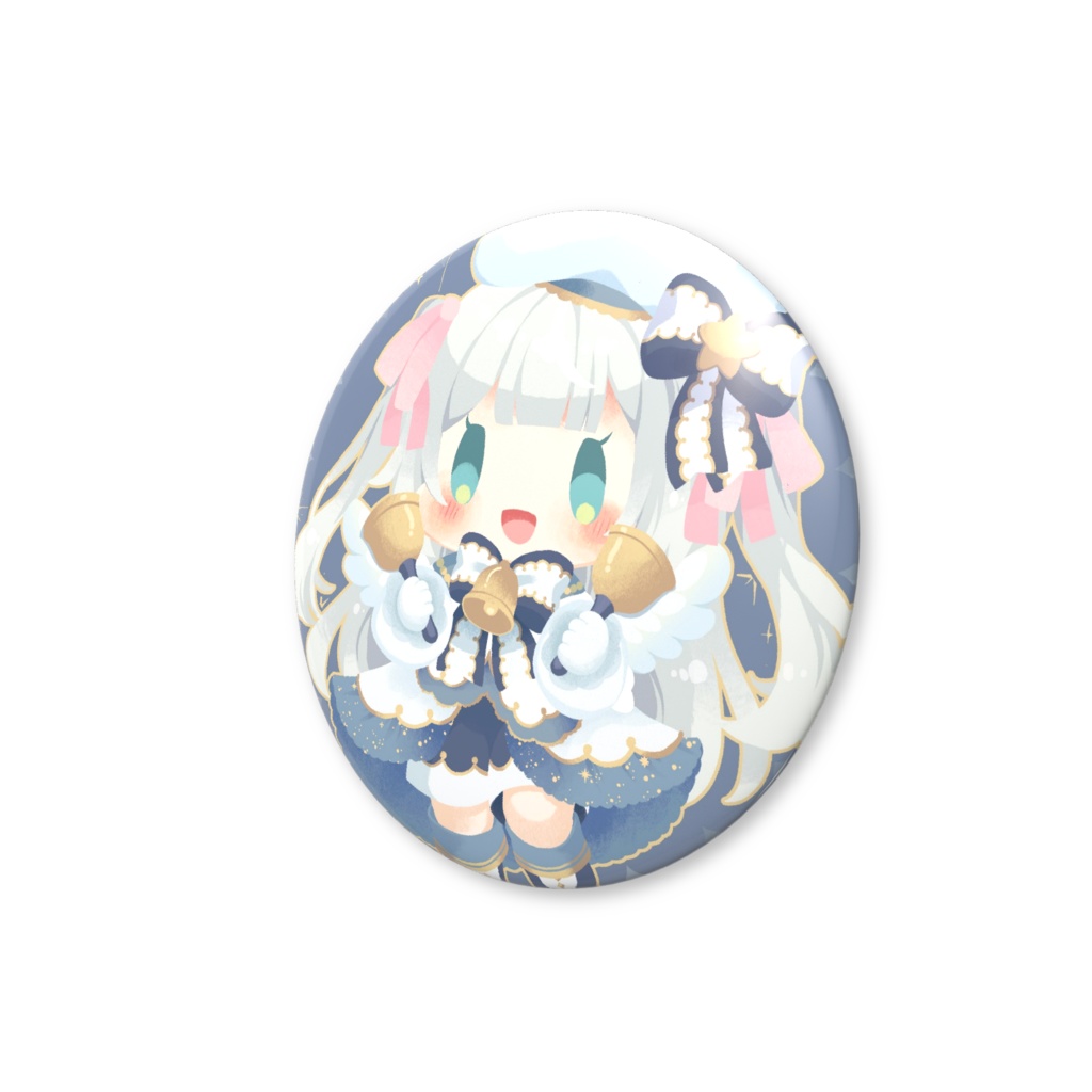 2024クリスマス缶バッジ ハンドベル