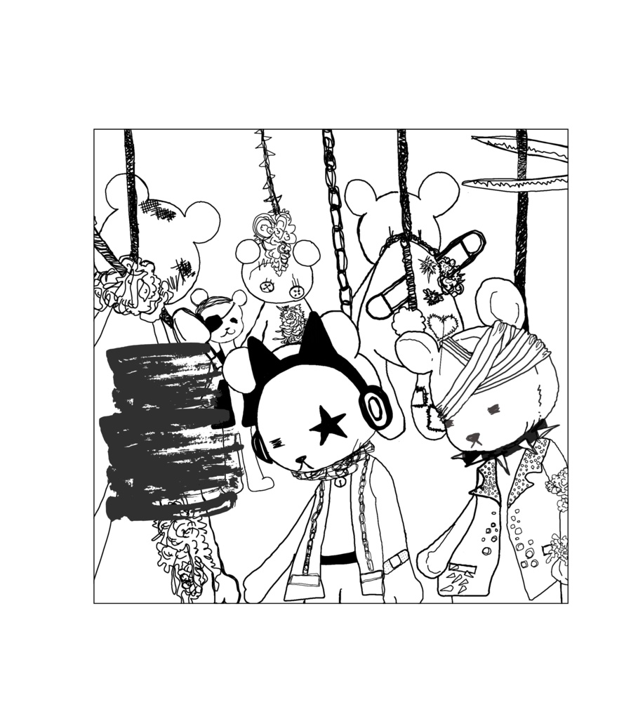 毒クマフロート✧背面B