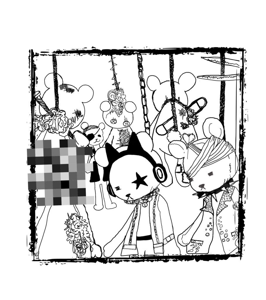 毒クマフロート✧背面A